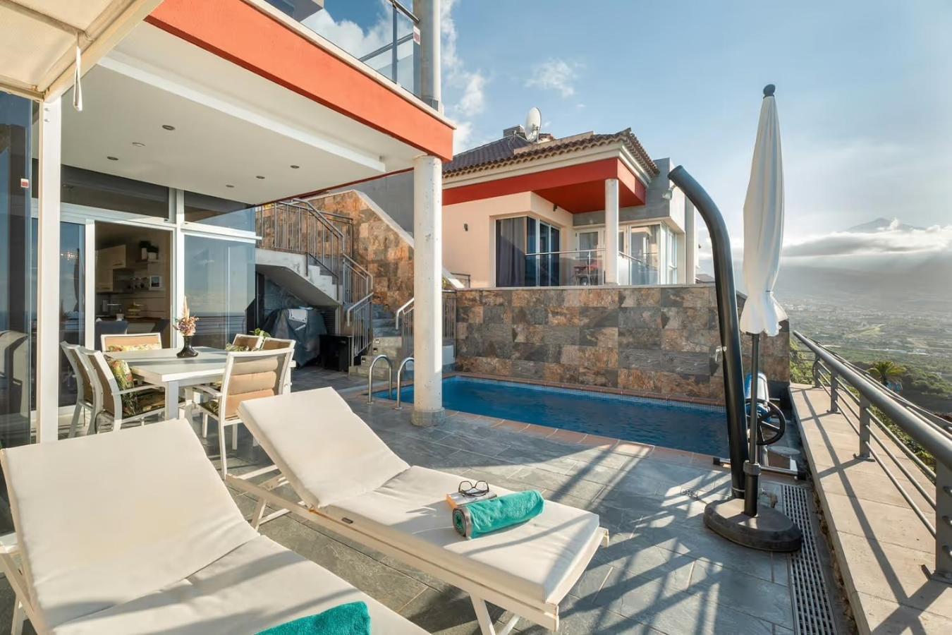 סנטה אורסולה Villa Golden Horizon Con Piscina Privada Climatizada מראה חיצוני תמונה