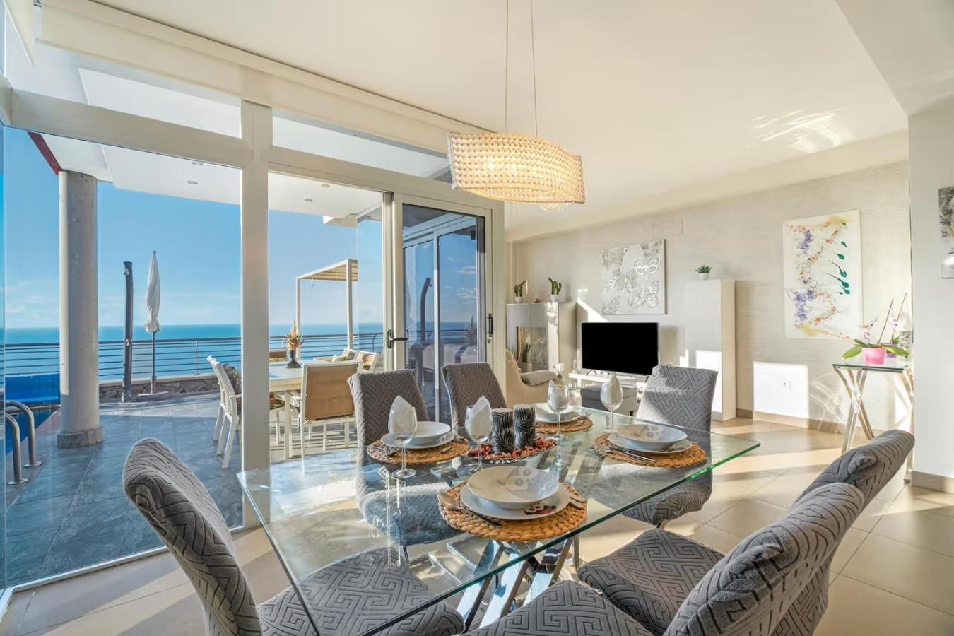סנטה אורסולה Villa Golden Horizon Con Piscina Privada Climatizada מראה חיצוני תמונה